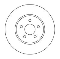 NF PARTS Тормозной диск NF1699074